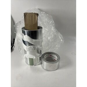 Lot Of 3M Aluminum Foil Electrical Tape 2" Wide HVAC Duct Shielding Tape